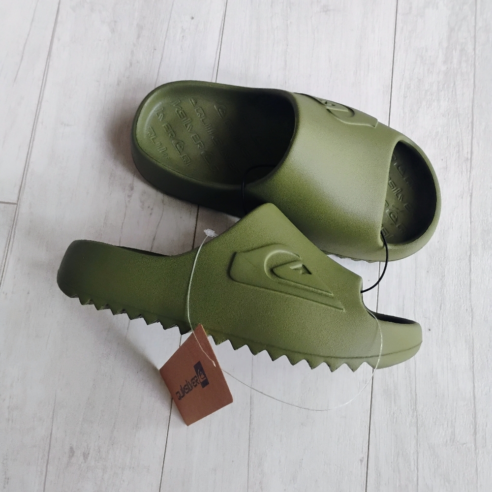 QUIKSILVER NEW Boys Cloud Break Slides Slip-on Sandals